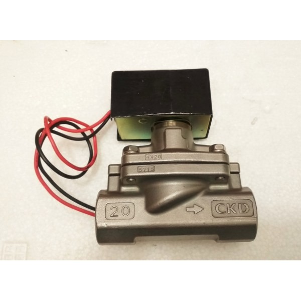 Solenoid Valve, AD11-20A L3A, SS, 3/4", DC24V , CKD, JAPAN   (14 Days Warrenty on Entire Stock)